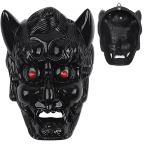 9″x6.5″ Demon Face Sai Holder - Black