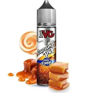 IVG Pop's 50ml Shortfill - Caramel Lollipop