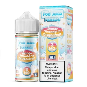 Mango Strawberry Dragonfruit Freeze by Pod Juice – 100mL