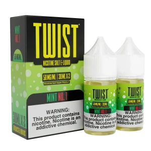 Mint No. 1 Salt by Twist E-Liquid – 30mL x 2