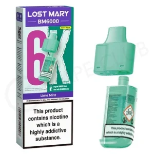 Lime Mint Lost Mary BM6000 Refill Pod