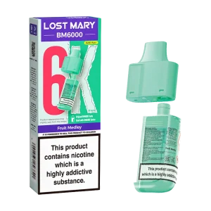 Fruit Medley Lost Mary BM6000 Refill Pack