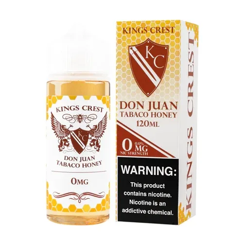 Don Juan Tabaco Honey | King's Crest | 120ml (Final Closeout) - Image 2