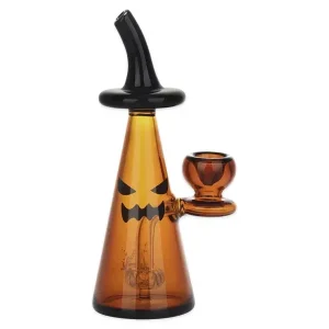 Pulsar - 6.5" Witching Season Glass Bubbler Bong