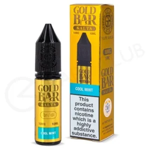Cool Mint Nic Salt E-Liquid by Gold Bar Salts