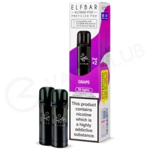 Grape Elf Bar 600 Prefilled Pods