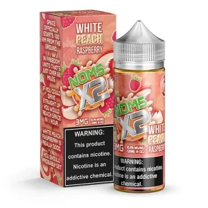 White Peach Raspberry NOMS X2 by Nomenon – 120mL