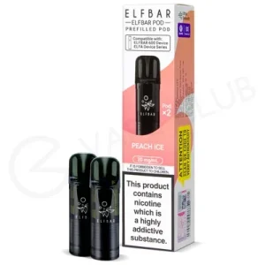 Peach Ice Elf Bar 600 Prefilled Pods