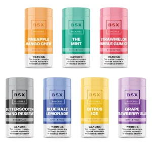 BSX Vapor Nicotine Pouches (5-Can Pack)