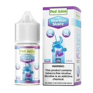 Blue Razz Slushy by Pod Juice Salt – 30mL