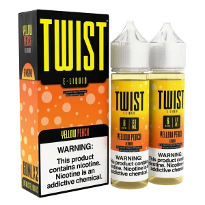 Yellow Peach by Twist E-Liquid – 60mL x 2