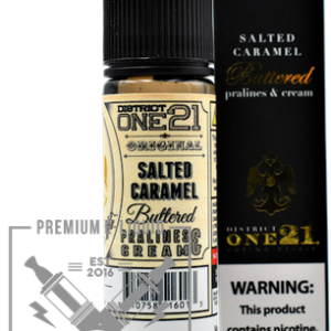 District One 21 Salted Caramel | 80v eLiquid | 60ml