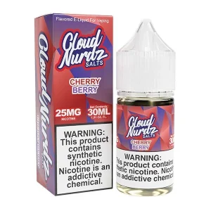 Cloud Nurdz Salts Cherry Berry - (30mL)