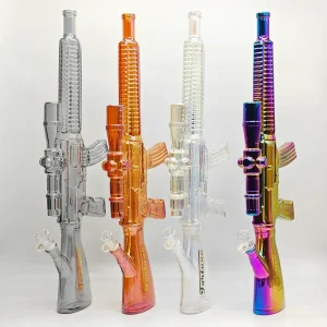 Fortune - 24" Carbine Rifle Bong w/ Hard Wood Stand