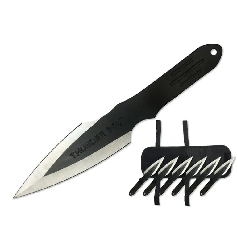 Thunder Bolt - 9″ Urban Tanto Throwing Knife Set
