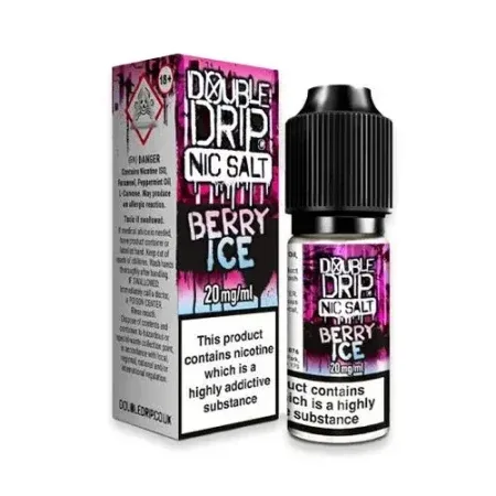 Double Drip Nic Salts Eliquid Berry Ice