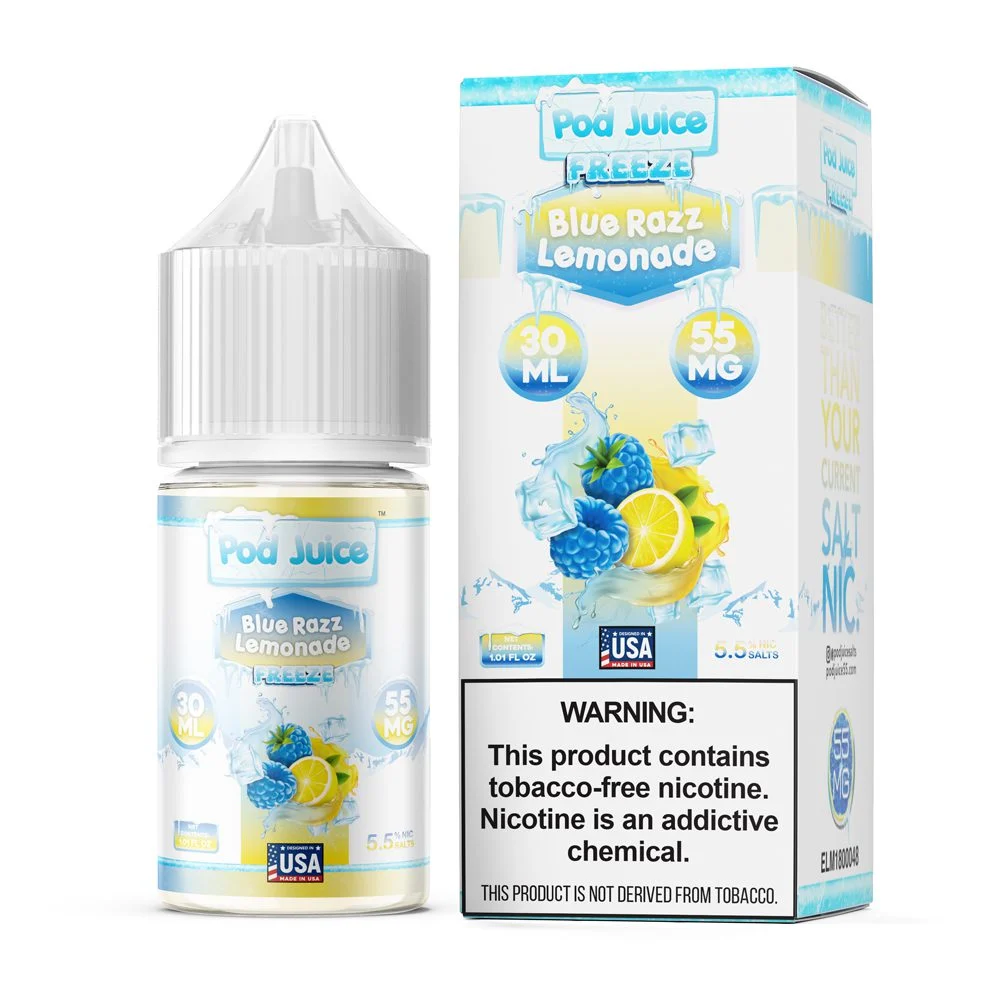 Blue Razz Lemonade Freeze by Pod Juice Salt – 30mL
