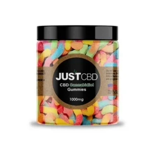 JustCBD Sour Worms Gummies
