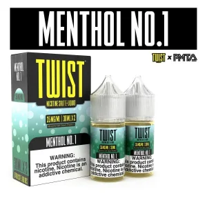 Menthol No.1 Nic Salt by Twist E-liquids - ( 2 Pack)
