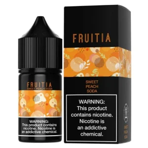 Sweet Peach Nic Salt by Fruitia - (30mL)