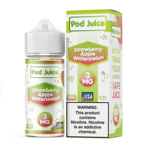 Strawberry Apple Watermelon by Pod Juice – 100mL