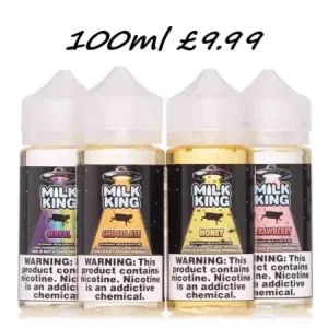 Milk King 100ml Shortfill Strawberry