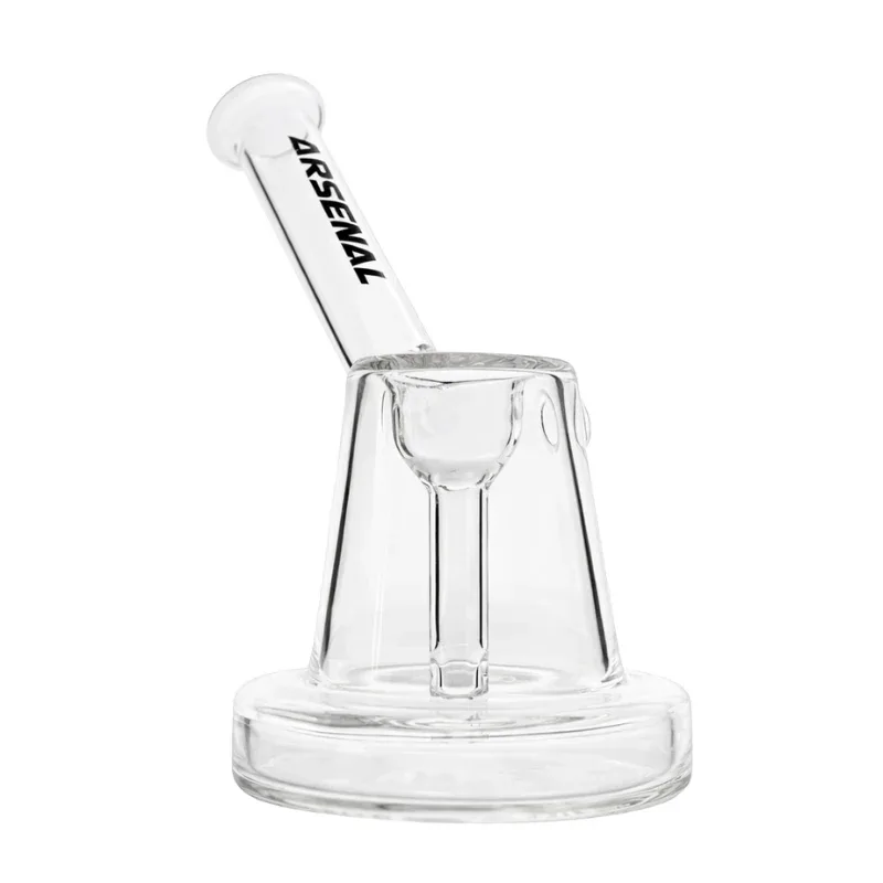 Arsenal - 4" Mini Cone Glass Bubbler Hand Pipe - Image 2