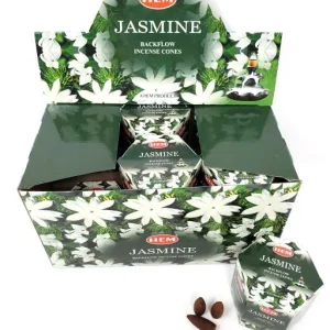 HEM Backflow Cones - Jasmine Backflow Incense 40 Cones