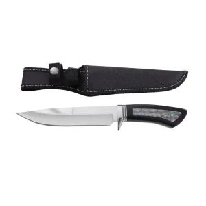 Xtreme - 12″ Obsidian Pearl Hunter Knife - Mystic Shell Edition