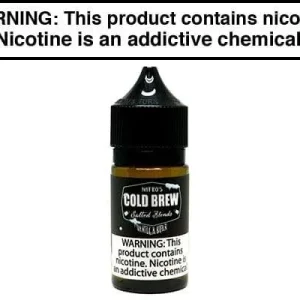 VANILLA BEAN BY NITRO’S COLD BREW SALTS 30ML