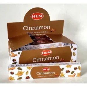 HEM – Cinnamon Premium Hand-Rolled Masala Incense (15g)