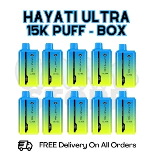Crystal Icy Hayati Pro Ultra 15K Puffs Box Of 10