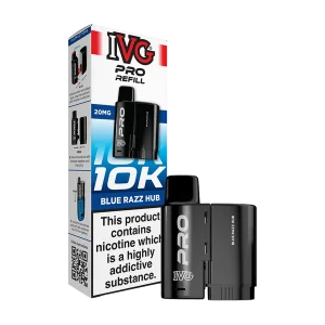Blue Razz Hub IVG Pro 12 Refill Pack