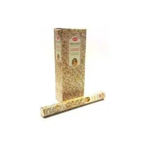 HEM Precious Jasmine 9″ Incense Sticks – Hex Box (20g)