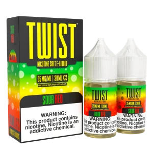 Sour Red Salt by Twist E-Liquid – 30mL x 2