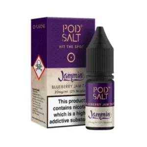Pod Salts Fusions - Blueberry Jam Tart 10ml Nic Salt Eliquid