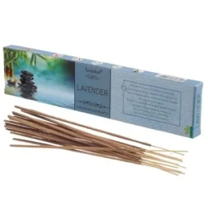 Goloka – Aromatherapy Series 9″ Incense Sticks Lavender (15g)