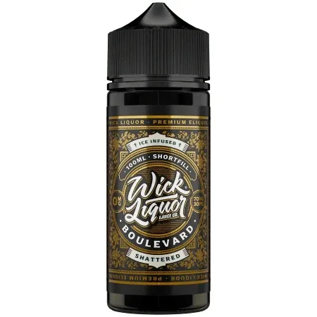 Wick Liquor Boulevard Shattered Shortfill E-Liquid 100ml