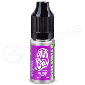 The Grape Escape E-Liquid by Ohm Brew 50/50 Nic Salts