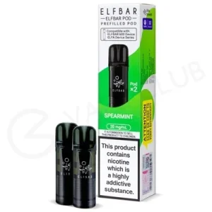 Spearmint Elf Bar 600 Prefilled Pods