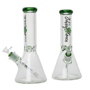 Johnny Green - 12″ 9mm Beaker w/ Elephant Joint and Grid Percolator Slide