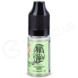 Grape Menthol Aniseed E-liquid by Ohm Brew 50/50 Nic Salts