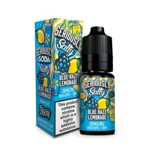 Doozy Salts Seriously Soda Eliquid - Blue Razz Lemonade