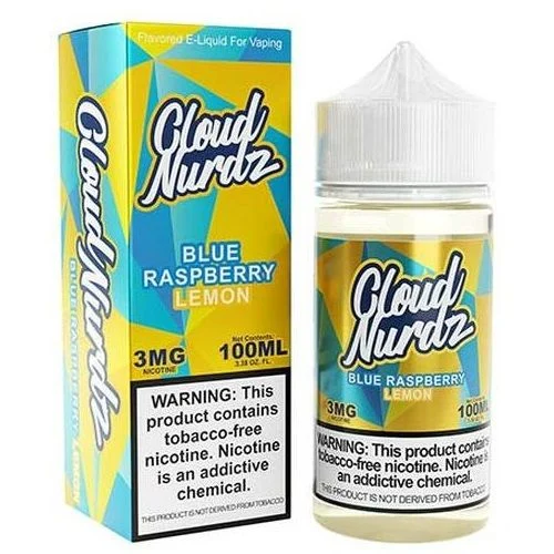 Cloud Nurdz Blue Raspberry Lemon E-liquid - (100mL)