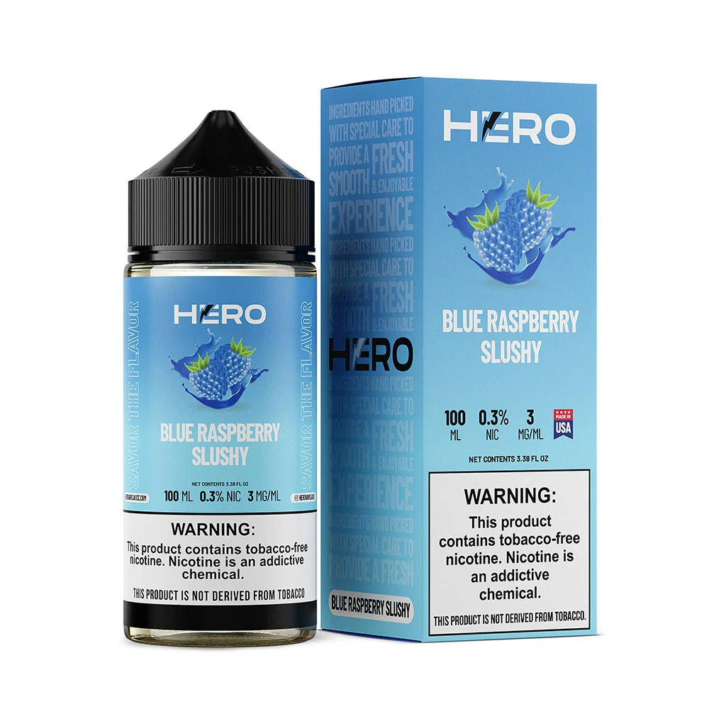 Blue Raspberry Slushy Hero 100mL