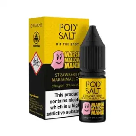 Pod Salts Fusions - Marshmallow Man 3 - 10ml Nic Salt Eliquid