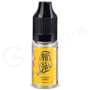 Passionfruit and Mango E-liquid by Ohm Brew 50/50 Nic Salts