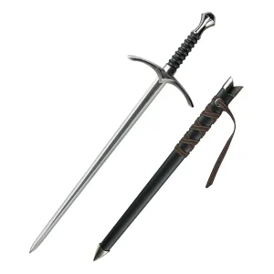 23.6 ” Ebon Valor Medieval Longsword