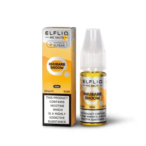 Rhubarb Snoow Nic Salt By Elfliq