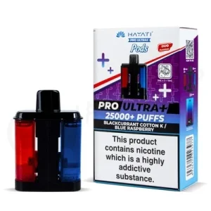 Blackcurrant Cotton K & Blue Raspberry Hayati Pro Ultra Plus Refill Pack